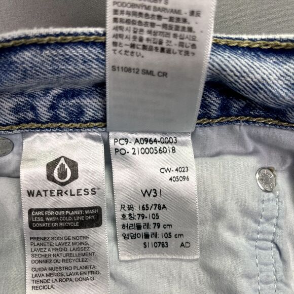 Levi's Women's Low Pro Relaxed Straight Leg Mid-Rise Jeans Size 31 (Fits 34") - Picture 14 of 16